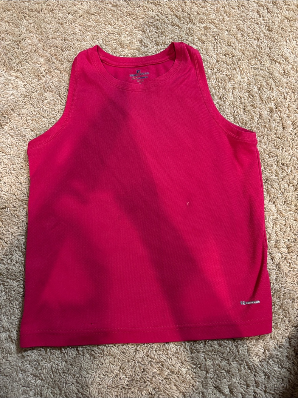 DKNY Hot Pink Ribbed Tank Top